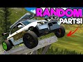 I Tried the IMPOSSIBLE Downhill Race with the Random Parts Mod in BeamNG Drive!