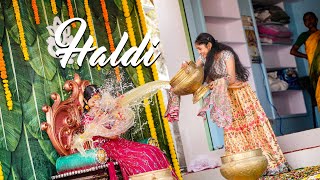 Bride Haldi Ceremony Highlights | Cinematic 4K Video | Haldi Ceremony | Colorful \u0026 Joyful Moments