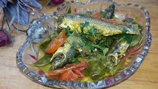 শিম আলু দিয়ে টাটকিনি মাছের ঝোল || Reba Carp Fish Curry With Beans ||  by Tuly Hasan