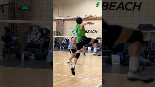 Back Row Slide Technique #volleyballspikes #volleyballspike