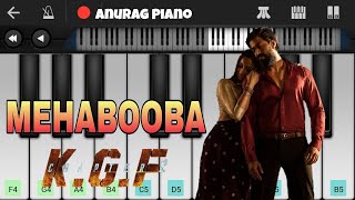 Mehabooba Song || KGF Chapter 2 || Piano Tutorial || Piano Cover
