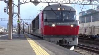 【警笛あり!】貨物列車DF200五稜郭駅発車【FHD】