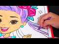 coloring sunny day blair giant coloring page crayola crayons kimmi the clown