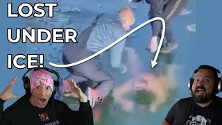 Divers React to Free Diver LOST under Ice