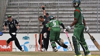"Biggest fight in cricket history" Newzealand Vs Bangladesh