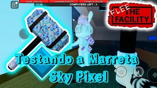 Testando a Marreta Sky Pixel! Flee The Facility - Roblox