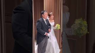 【小さな結婚式】新婦入場～バージンロード