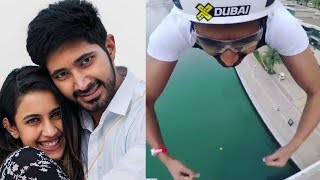 Niharika Fiance flying Zipline at Dubai Marina | Niharika Konidela Fiance Chaitanya First Video