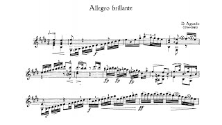 Dionisio Aguado -Allegro brillante played by Anton Baranov