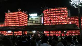 20150718　久喜の提灯祭り　新一と新二のぶつけ合い