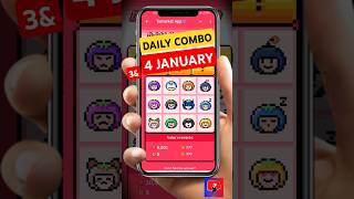 Tomarket daily combo 4 January | tomarket daily combo today | tomarket today combo | #shorts