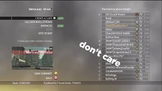 Kids Wouldn’t Survive MW2 Lobby’s (Reuploaded) (Credits in Description)