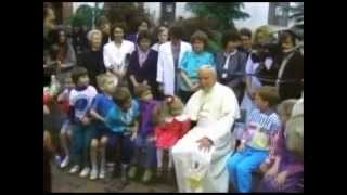 Saint John Paul II and children - Jesus Christ, You Are My Life