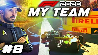 F1 2020 MY TEAM CAREER Part 8: SIDE-BY-SIDE AT BAKU CASTLE! Last Lap Overtakes, Big Sponsor Payouts!