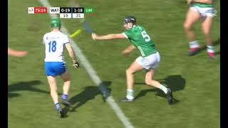 KYLE HAYES CHASES DOWN AUSTIN GLEESON TO SAVE THE DAY FOR LIMERICK V WATERFORD 2023 MUNSTER HURLING