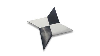 How to make a paper ninja star - easy origami ninja star