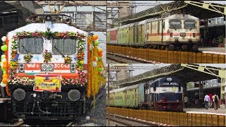 Electric \u0026 Diesel DURONTO EXPRESS Meets Inaugural ANTYODAYA EXPRESS !!