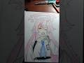 Drawing hoshino dari anime blue archive