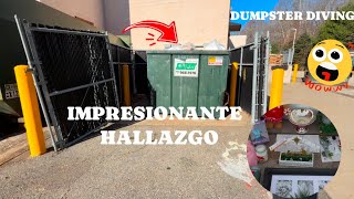 DUMPSTER DIVING IMPRESIONANTE HALLAZGO😱#dumpsterdiving #loquetiranenusa