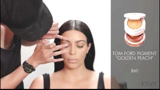 [FULL VIDEO] Kim Kardashian | Sunkissed Bronze Eye Makeup Tutorial By Patrick Ta