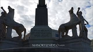 ROMA, PIAZZA DEL QUIRINALE, Fontana, Dioscuri, Obelisco e Palazzo   The Quirinale Palace and square