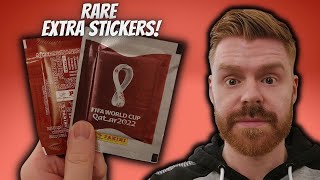 RARE EXTRA STICKERS! Panini World Cup 2022 sticker collection!