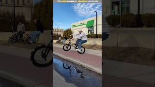 Look at the beautiful skills of this cyclist 😍 #shorts #ytshorts #viralvideo #facts #shortfeed