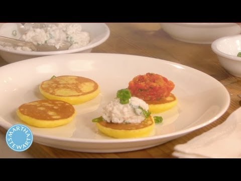 How to Make Potato Blinis - Meatless Monday - Martha Stewart How to Make Potato Blinis - Meatless Monday - Martha Stewart