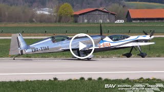 Extra 330LX / XtremeAir XA-42 - UR-TIM / D-EIXA - formation takeoff at Memmingen Airport