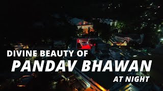 Divine Beauty of Pandav Bhawan at Night | Brahma Kumaris @brahmakumaris