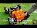 remote control rubber track mower made by vigorun tech vigorun remote control track brush cutter