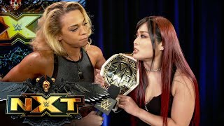 Io Shirai shuts down friendship with Zoey Stark: WWE NXT, Aug. 17, 2021