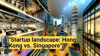 Are serviced offices in Hong Kong more suitable for startups compared to Singapore?