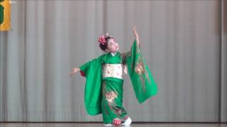 日本舞踊　毬と殿様　玉川まつり　彩乃　Japanese dance