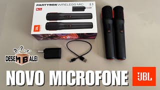 NOVO MICROFONE SEM FIO DA JBL - PARTYBOX WIRELESS MIC