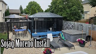 Sojag Moreno gazebo build timelapse and issues found \u0026 overall impressions