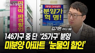 쌓여가는 악성 미분양...146가구 중 단 25가구 분양 ㅣ 전국 아파트 '눈물의 할인' (김기원 리치고 대표) ㅣ 굿모닝인포맥스 경제언박싱 240216 방송