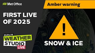 03/01/2025 - Snow and ice to start 2025 - Weather Studio Live - Met Office UK Weather Forecast