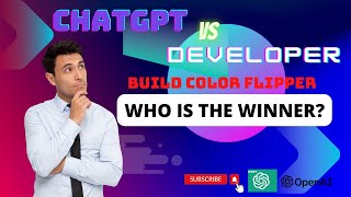 build Color Flipper || chatGPT vs developer || with source code😲|| #html #css #openai #chatgpt