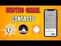 How to Remove Gmail Sync Contacts From Android Phone