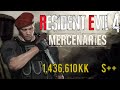 Resident Evil 4 Remake - The Mercenaries - 1,436,610 Krauser Village S++