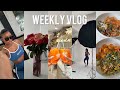 WEEKLY VLOG | cooking, errands, workout with me, events, exciting announcement & more!