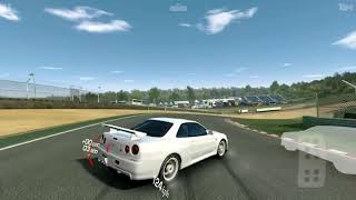 【GTR R34でドリフト！】フィニッシュは180度回転ゴール！Real Racing 3で遊んでみた！