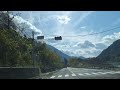 4k scenic drive japan nezame gorge to atera valley 9 nov 2023 3