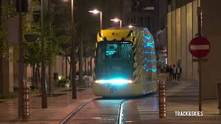 Downtown Doha, Msheireb Tram at evening