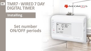 Set number ON/OFF periods - [Tutorials TMR7 digital timer]