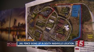 Fence Going Up Around South Nashville Jail