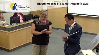 Regular Council Meeting - August 14, 2023