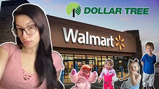 YOUNG MOM OF 4/ Restock my Apartment w me at Dollar Tree \u0026 Walmart + Cook Dinner w me