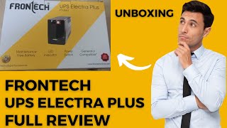 frontech ups 600va electra plus full unboxing and review